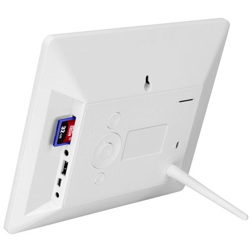 Aluratek 8" 8GB Wi-Fi Digital Photo Frame (AWDMPF8BB) - White by ALURATEK - Refurbished condition - Image 2