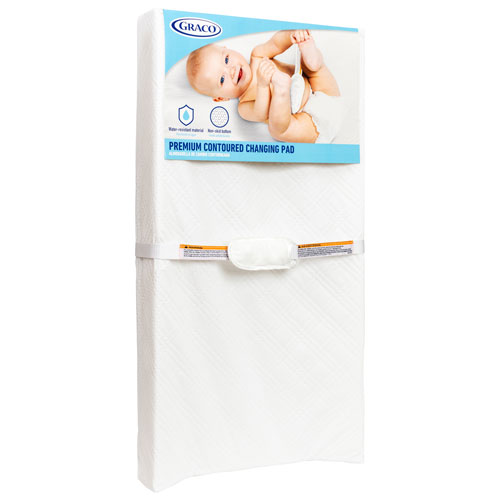 Graco Premium Contoured Changing Pad - White