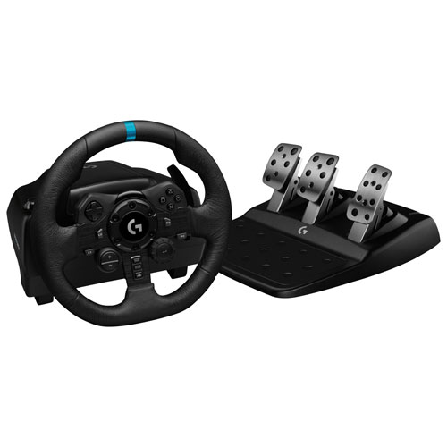 Logitech G923 True Force Racing Wheel for PlayStation 5/PC - Black