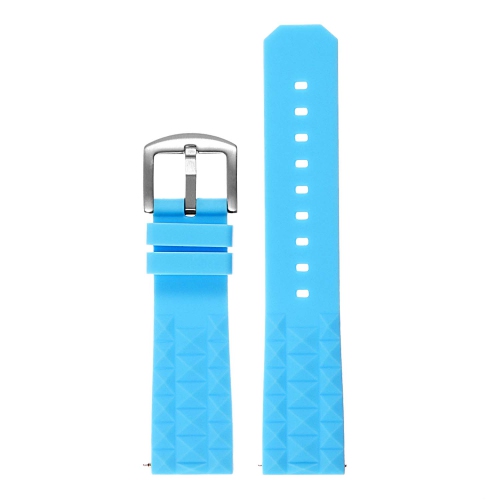 STRAPSCO  Super Waffle Silicone Rubber Watch Band Strap for Skagen Falster 2 - In Blue