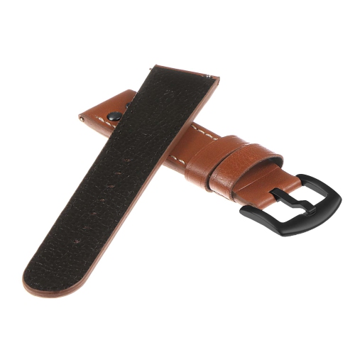 DASSARI Leather Pilot Watch Band Strap for Diesel On Axial - Tan