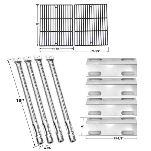Ducane 4100, 30501013,30500094, 30500047, Ducane Affinity 4200, Ducane 4400 Gas Grill Replacement Kit