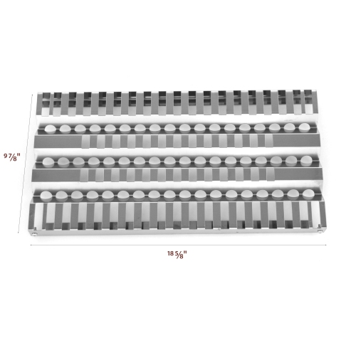GRILL PARTS ZONE  Stainless Steel Heat Shield for Dcs Bga27-Bqrn, Bga36-Bqar, Bga48-Bqarl, Bga48-Bqrl, Bga48-Bqrn Models