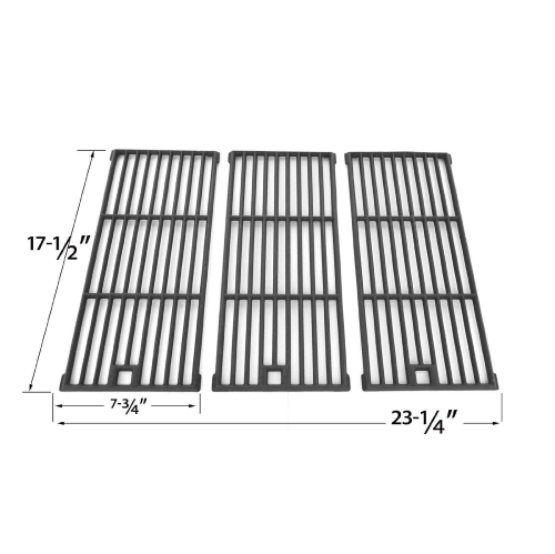 La trousse de réparation pour barbecue au gaz AM30LP-P d’Amana comprend 4 pare-chaleur et des grilles de cuisson en fonte, ensemble de 3