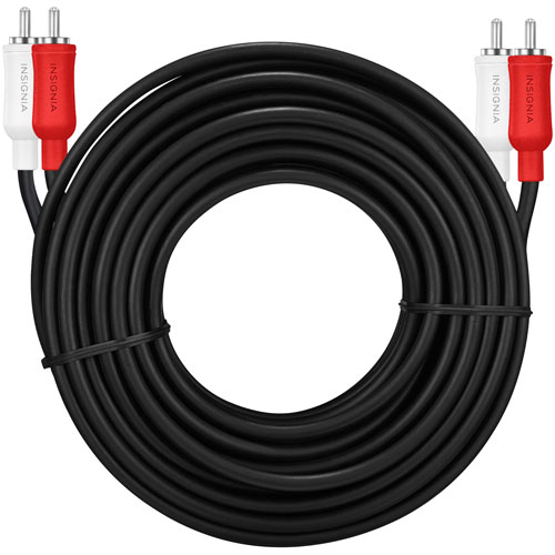 Insignia 7.62m (25 ft.) Stereo Audio Cable