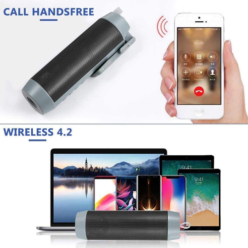 Stimula Lifestyle HD Soul Multifunction Portable Bluetooth Wireless Splash proof Speaker Apple Iphone Samsung Android, Selfie Stick, USB Bank