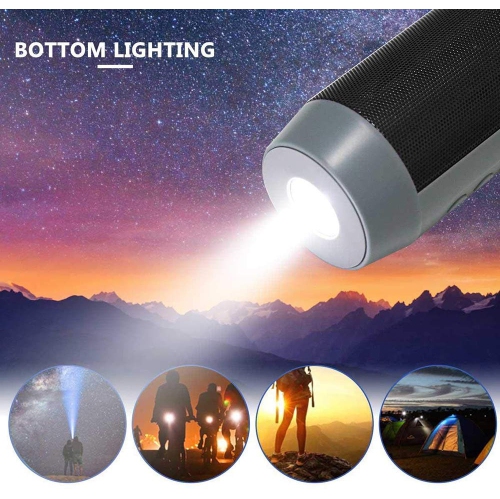 Stimula Lifestyle HD Soul Multifunction Portable Bluetooth Wireless Splash proof Speaker Apple Iphone Samsung Android, Selfie Stick, USB Bank