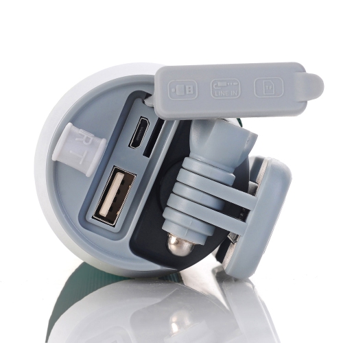 Stimula Lifestyle HD Soul Multifunction Portable Bluetooth Wireless Splash proof Speaker Apple Iphone Samsung Android, Selfie Stick, USB Bank