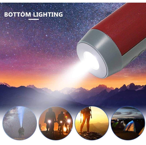 Stimula Lifestyle HD Soul Multifunction Portable Bluetooth Wireless Splash proof Speaker Apple Iphone Samsung Android, Selfie Stick, USB Bank Charger