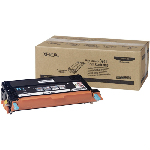 Xerox 113R00723 Original Cyan High-Capacity Print Cartridge for Phaser 6180 Series