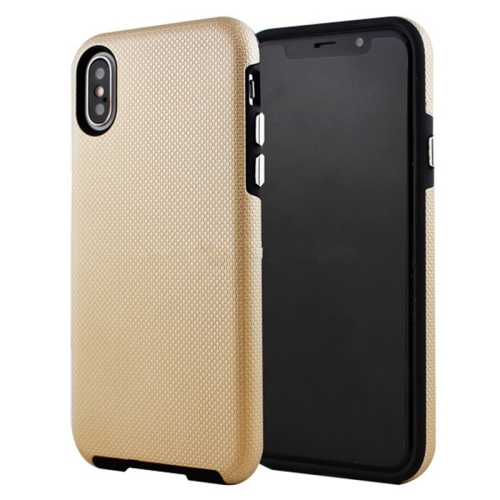 【CSmart】 Slim Fitted Hybrid Hard PC Shell Shockproof Scratch Resistant Case Cover for iPhone XR, Gold
