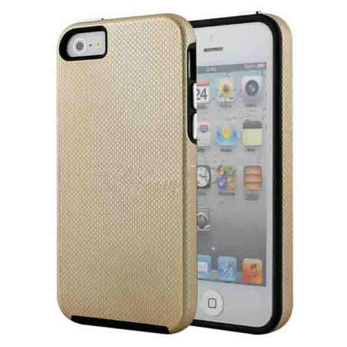 CSMART  【】 Slim Fitted Hybrid Hard PC Shell Shockproof Scratch Resistant Case Cover for Iphone 6 / 6S In Gold