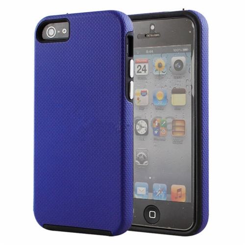 Étuis Coque Hybride Rigide Antichoc et Résistante aux Rayures pour iPhone 7 Plus / 8 Plus, Bleu Marine