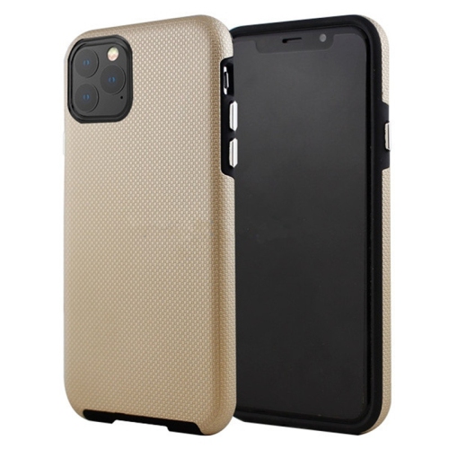 CSMART  【】 Slim Fitted Hybrid Hard PC Shell Shockproof Scratch Resistant Case Cover for Iphone 11 Pro Max (6.5") In Gold