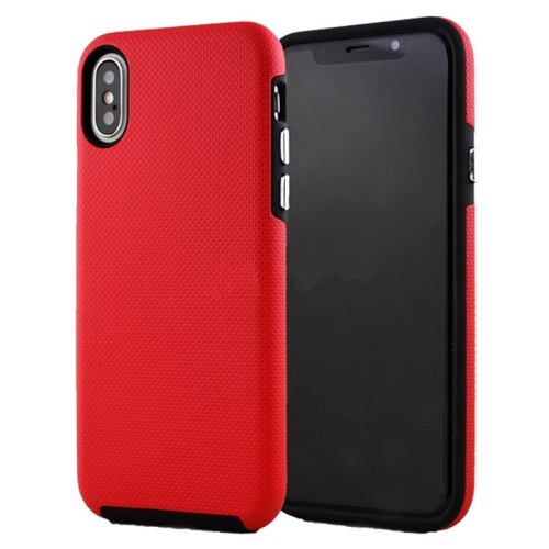 【CSmart】 Slim Fitted Hybrid Hard PC Shell Shockproof Scratch Resistant Case Cover for iPhone XR, Red