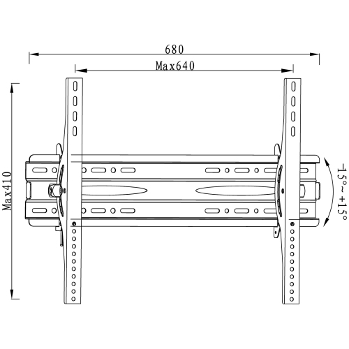 ViscoLogic 32" - 70" Tilt TV Wall Mount LED, téléviseurs à écran plat LCD