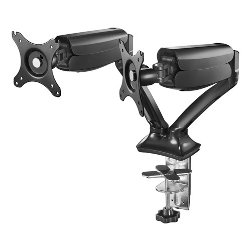 Insignia Dual Arm Full Motion Hydraulic Monitor Mount - Black