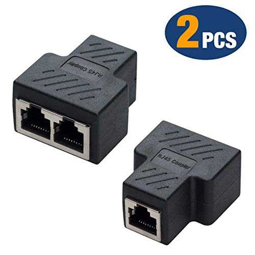 Covvy Rj45 Splitter Ethernet Splitter Connector 1 To 2 Female Port Cat 5 Cat 6 Lan Ethernet Cable Dual Socket Connector Best Buy Canada