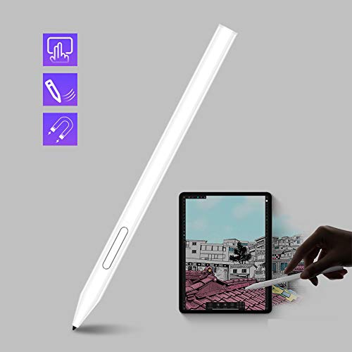 Image 1 de 7.. Stylus Pen for Apple iPad Active Stylus for iPad, Palm Rejection (White)