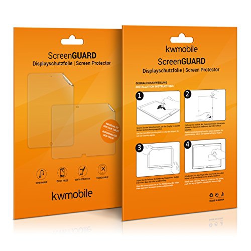 kwmobile 2X Screen Protector for Samsung Galaxy Tab A 8.0 WiFi SM-T290 Clear Anti-Scratch Display Protective Film for Tablet Screen 2019 Set of 2