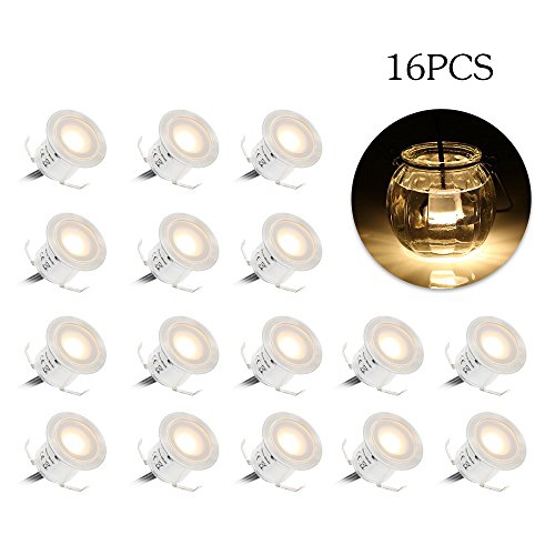 Tomshine 16pcs Led Deck Light Water Resistance Ip67 In Ground Tomshine 16pcs Led Deck Light Water