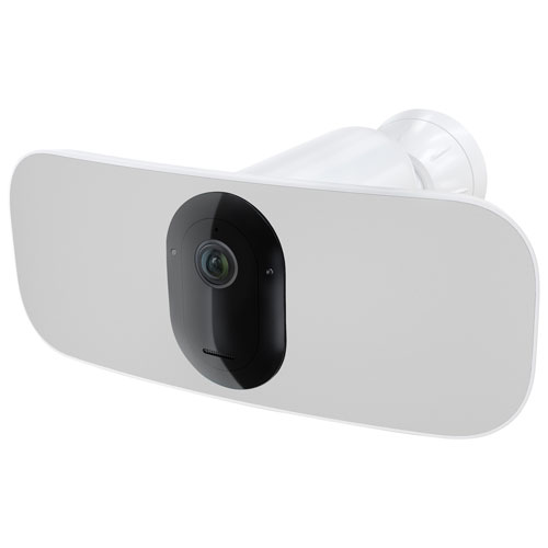 Caméra de surveillance à projecteur d'extérieur sans fil 2K Arlo Pro 3 - Blanc