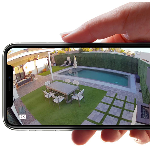 Arlo Pro 3 Wireless Outdoor 2K Floodlight Security Camera - White