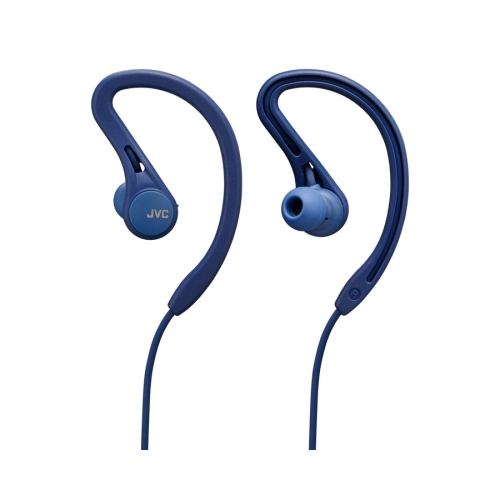 JVC HA-EC25W-A - Sport In-Ear Headphones, Wireless, Bluetooth 5.0 with Microphone and Remote Control, Blue