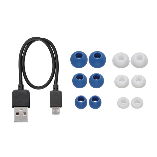 JVC HA-EC25W-A - Sport In-Ear Headphones, Wireless, Bluetooth 5.0 with Microphone and Remote Control, Blue