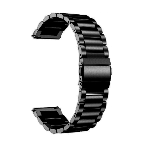 STRAPSCO  Stainless Steel Oyster Bracelet for Michael Kors Mkgo - In Black