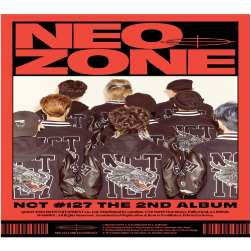 THE 2ND ALBUM 'NCT 127 NERO ZONE' - NCT 127 [CD/BOOK]