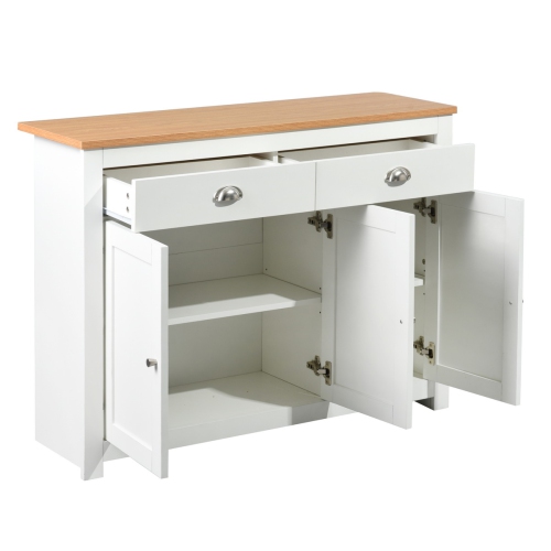 Homy Casa Traditional Storage Cabinet, Gilchrist Kitchen Island Set