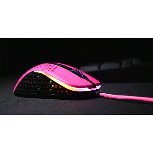 Xtrfy M4 RGB Lightweight Gaming Mouse - Pink