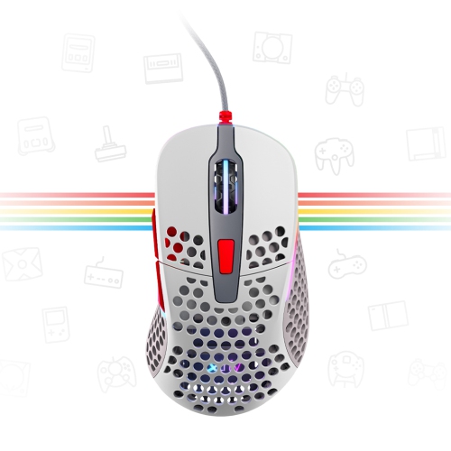 Xtrfy M4 RGB Lightweight Gaming Mouse - Retro