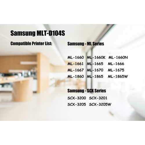 Ultra Toner™ Superior Samsung MLT-D104L Black Toner Cartridge Online Only!