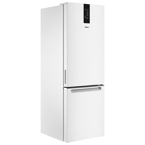 Whirlpool 24" 12.7 Cu. Ft. Bottom Freezer Refrigerator (WRB533CZJW) - White