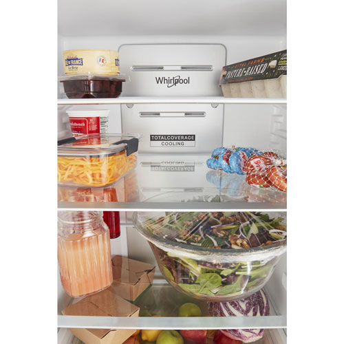 Whirlpool 24" 12.7 Cu. Ft. Bottom Freezer Refrigerator (WRB533CZJW) - White