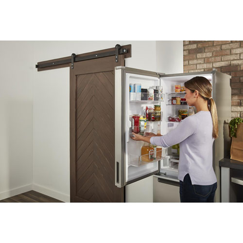 Whirlpool 24" 12.7 Cu. Ft. Bottom Freezer Refrigerator - Stainless Steel