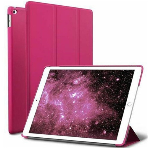 【CSmart】 Slim Magnetic Smart Cover Stand Case & Pencil Holder for iPad 10.2" 7th 8th 9th Gen., Hot Pink