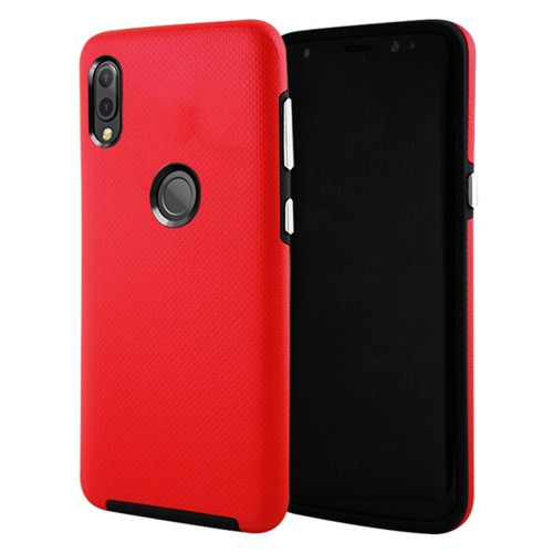 Étuis Coque rigide hybride ajustée et résistante aux chocs et aux rayures pour Samsung Galaxy A20, rouge