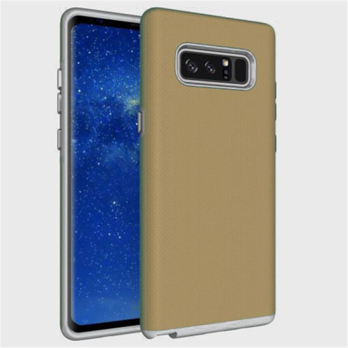 【CSmart】 Slim Fitted Hybrid Hard PC Shell Shockproof Scratch Resistant Case Cover for Samsung Galaxy Note 8, Gold