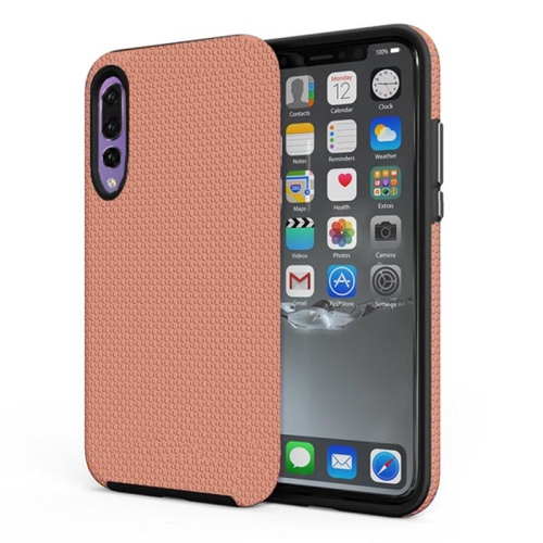 CSMART  【】 Slim Fitted Hybrid Hard PC Shell Shockproof Scratch Resistant Case Cover for Huawei P20, Rose In Gold