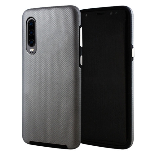 Étuis Coque rigide hybride ajustée et résistante aux chocs et aux rayures pour Samsung Galaxy A70, gris