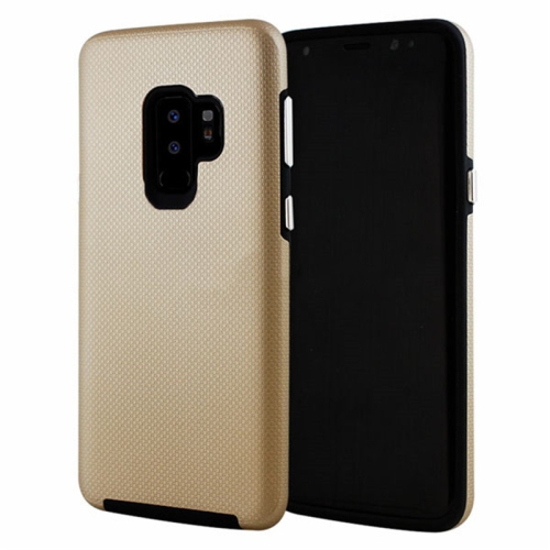 Étuis Coque rigide hybride ajustée et résistante aux chocs et aux rayures pour Samsung Galaxy A8 2018, or