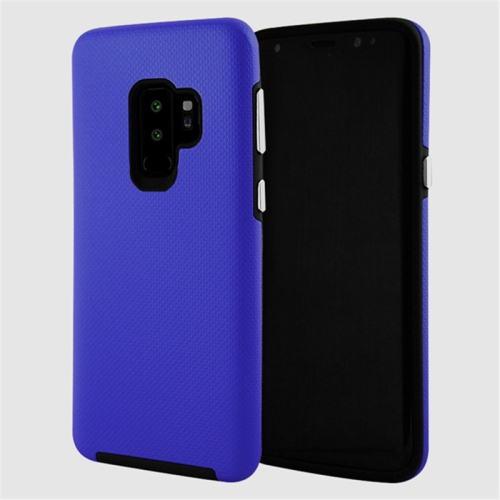 CSMART  【】 Slim Fitted Hybrid Hard PC Shell Shockproof Scratch Resistant Case Cover for Samsung Galaxy S9 Plus In Navy