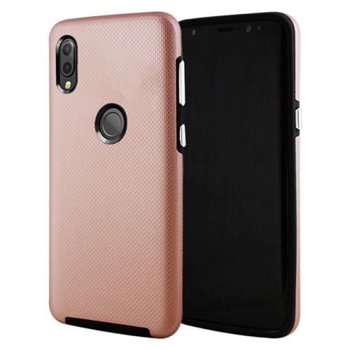 【CSmart】 Slim Fitted Hybrid Hard PC Shell Shockproof Scratch Resistant Case Cover for Huawei P20 Lite, Rose Gold