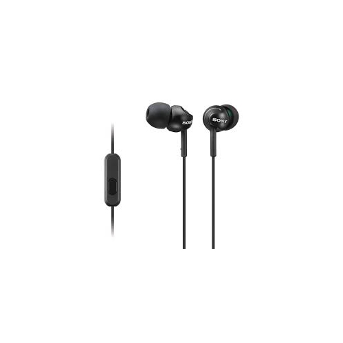 Casque intra-auriculaire Step-up série EX Sony MDR-EX110AP, noir, reconditionné