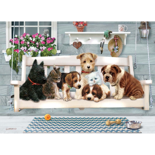 COBBLE HILL  350-Piece Puzzle (Porch Pals)