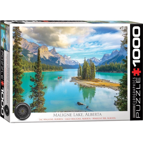 EUROGRAPHICS  - Maligne Lake, Alberta, 1000 PC Puzzle