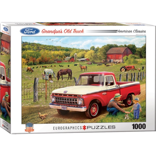 EUROGRAPHICS  - Grandpa's Old Truck (1965 Ford F-100), 1000 PC Puzzle
